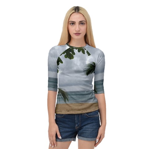 Through The Trees  Quarter Sleeve Raglan Tee by StarvingArtisan