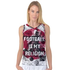 Football Is My Religion Women s Basketball Tank Top by Valentinaart