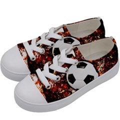 Football  Kids  Low Top Canvas Sneakers by Valentinaart