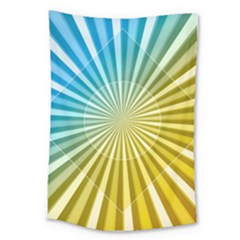 Abstract Art Art Radiation Large Tapestry by Sapixe