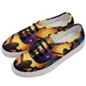 Celebration Night Sky With Fireworks In Various Colors Women s Classic Low Top Sneakers View2