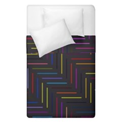 Lines Line Background Duvet Cover Double Side (single Size)