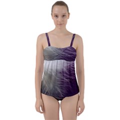 Feather Ease Airy Spring Dress Twist Front Tankini Set by Nexatart