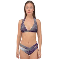 Feather Ease Airy Spring Dress Double Strap Halter Bikini Set by Nexatart