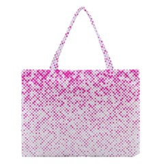 Halftone Dot Background Pattern Medium Tote Bag by Nexatart