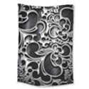 Floral High Contrast Pattern Large Tapestry View1