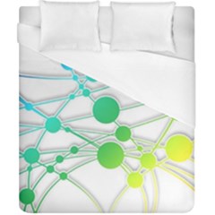 Network Connection Structure Knot Duvet Cover (california King Size) by Sapixe