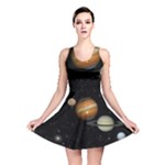 Outer Space Planets Solar System Reversible Skater Dress