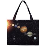 Outer Space Planets Solar System Mini Tote Bag