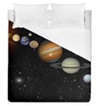 Outer Space Planets Solar System Duvet Cover (Queen Size)