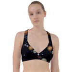 Outer Space Planets Solar System Sweetheart Sports Bra