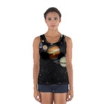 Outer Space Planets Solar System Sport Tank Top 