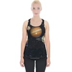 Outer Space Planets Solar System Piece Up Tank Top