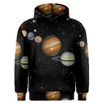 Outer Space Planets Solar System Men s Overhead Hoodie