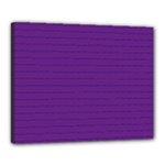Pattern Violet Purple Background Canvas 20  x 16 