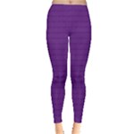 Pattern Violet Purple Background Leggings 