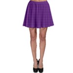 Pattern Violet Purple Background Skater Skirt