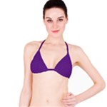 Pattern Violet Purple Background Bikini Top