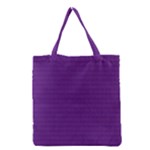 Pattern Violet Purple Background Grocery Tote Bag