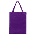 Pattern Violet Purple Background Classic Tote Bag
