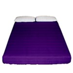 Pattern Violet Purple Background Fitted Sheet (Queen Size)
