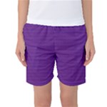 Pattern Violet Purple Background Women s Basketball Shorts