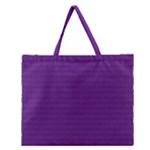 Pattern Violet Purple Background Zipper Large Tote Bag
