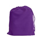 Pattern Violet Purple Background Drawstring Pouches (Extra Large)