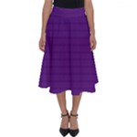 Pattern Violet Purple Background Perfect Length Midi Skirt