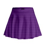Pattern Violet Purple Background Mini Flare Skirt