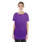 Pattern Violet Purple Background Skirt Hem Sports Top