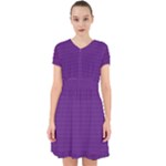 Pattern Violet Purple Background Adorable in Chiffon Dress