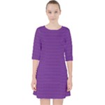 Pattern Violet Purple Background Pocket Dress
