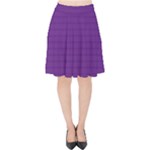 Pattern Violet Purple Background Velvet High Waist Skirt