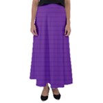 Pattern Violet Purple Background Flared Maxi Skirt