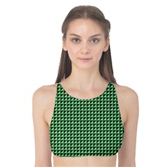 Green Triangulate Tank Bikini Top by jumpercat