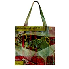 Hidden Strings Of Purity 7 Zipper Grocery Tote Bag by bestdesignintheworld