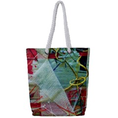 Hidde Strings Of Purity 2 Full Print Rope Handle Tote (small) by bestdesignintheworld
