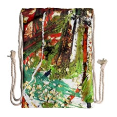 April -    Birds Of Paradise Drawstring Bag (large) by bestdesignintheworld