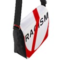 No Racism Flap Messenger Bag (S) View2