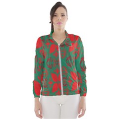 Christmas Background Wind Breaker (women) by Sapixe