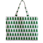 Christmas Background Christmas Tree Zipper Mini Tote Bag