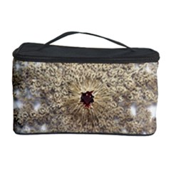 Gold Golden Gems Gemstones Ruby Cosmetic Storage Case by Sapixe