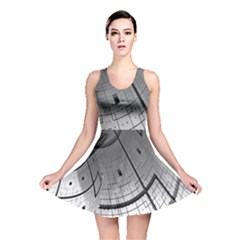 Graphic Design Background Reversible Skater Dress by Sapixe