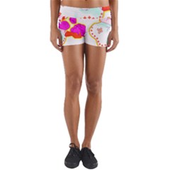 Oopsi Yoga Shorts by psychodeliciashop