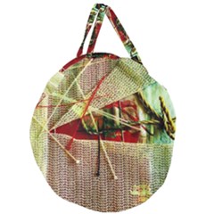 Hidden Strings Of Purity 12 Giant Round Zipper Tote by bestdesignintheworld