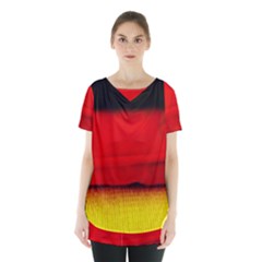 Colors And Fabrics 7 Skirt Hem Sports Top