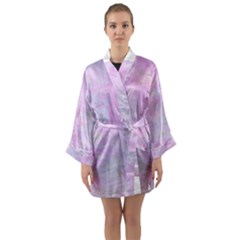 Soft Pink Watercolor Art Long Sleeve Kimono Robe by yoursparklingshop