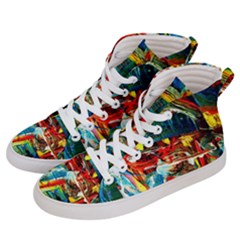 Red Plane 1 Men s Hi-top Skate Sneakers by bestdesignintheworld