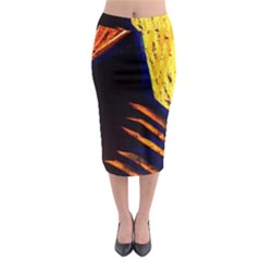 Cryptography Of The Planet 2 Midi Pencil Skirt by bestdesignintheworld